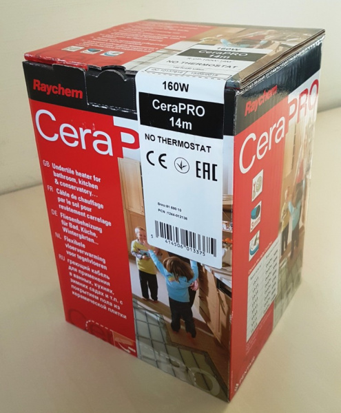 Тонкий нагревательный кабель CeraPro Raychem (Бельгия)